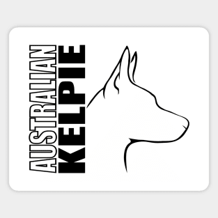 Proud Australian Kelpie profile dog lover gift Magnet